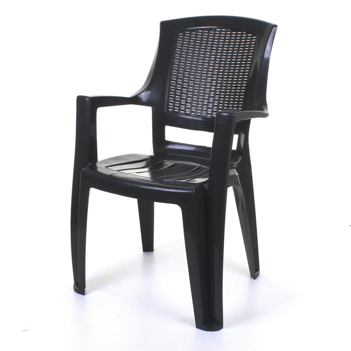 Flora Grey Plastic Chair
