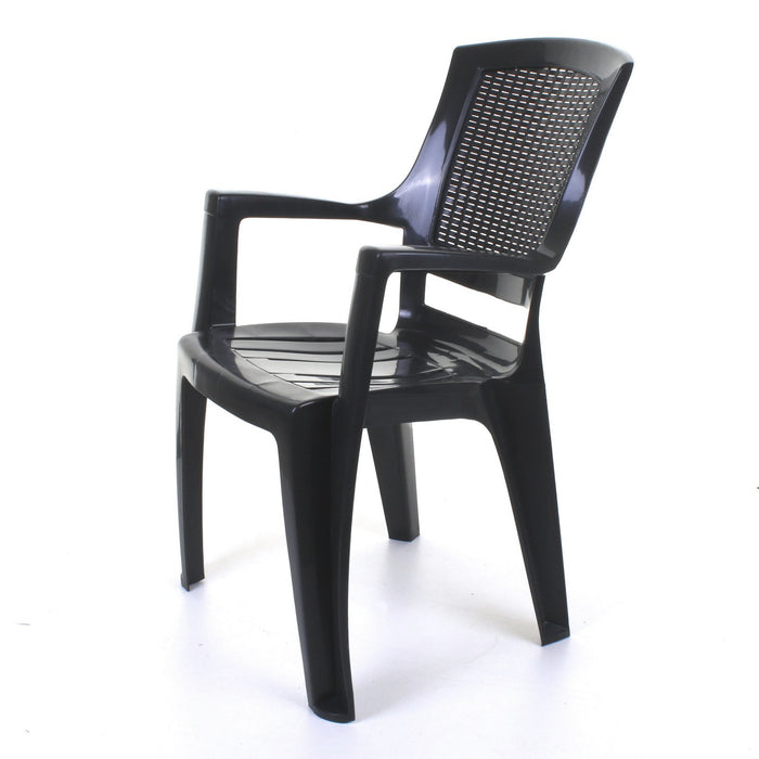 Flora Grey Plastic Chair