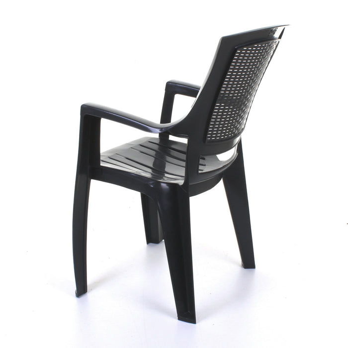 Flora Grey Plastic Chair