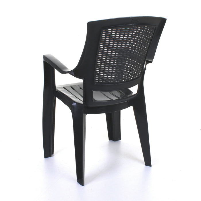 Flora Grey Plastic Chair
