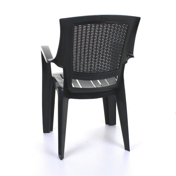 Flora Grey Plastic Chair