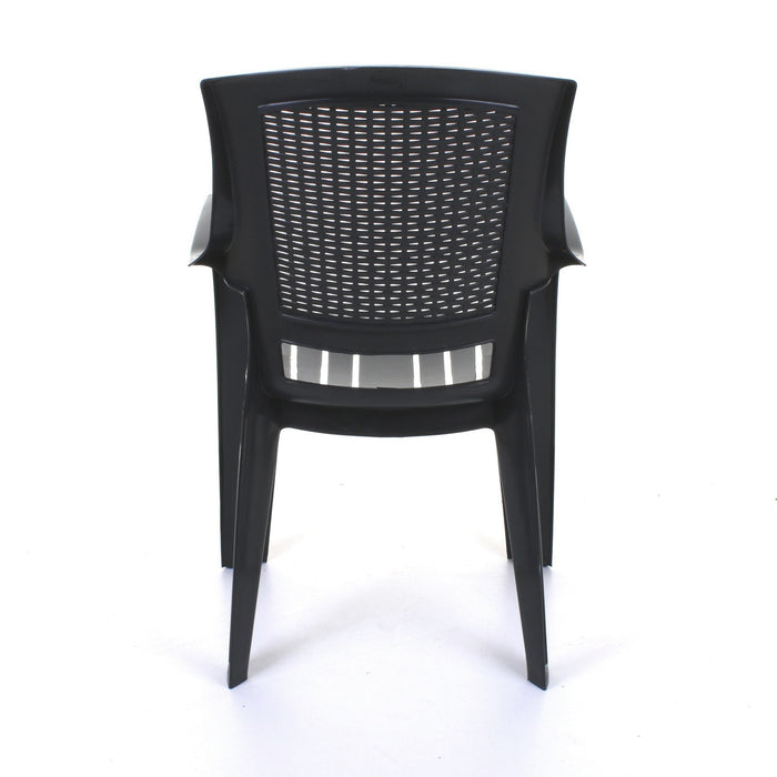 Flora Grey Plastic Chair