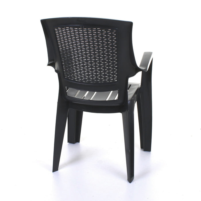 Flora Grey Plastic Chair