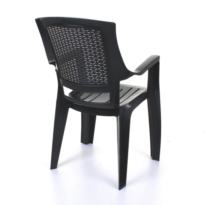 Flora Grey Plastic Chair