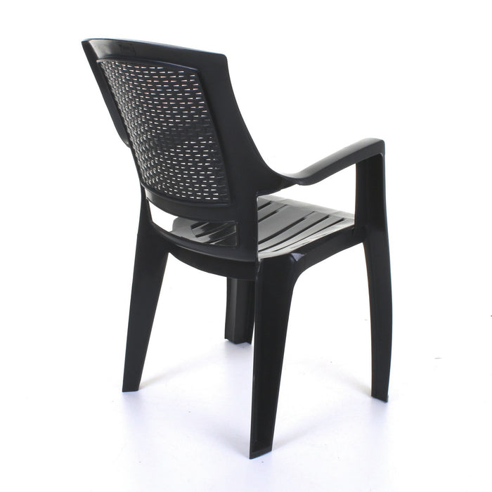 Flora Grey Plastic Chair
