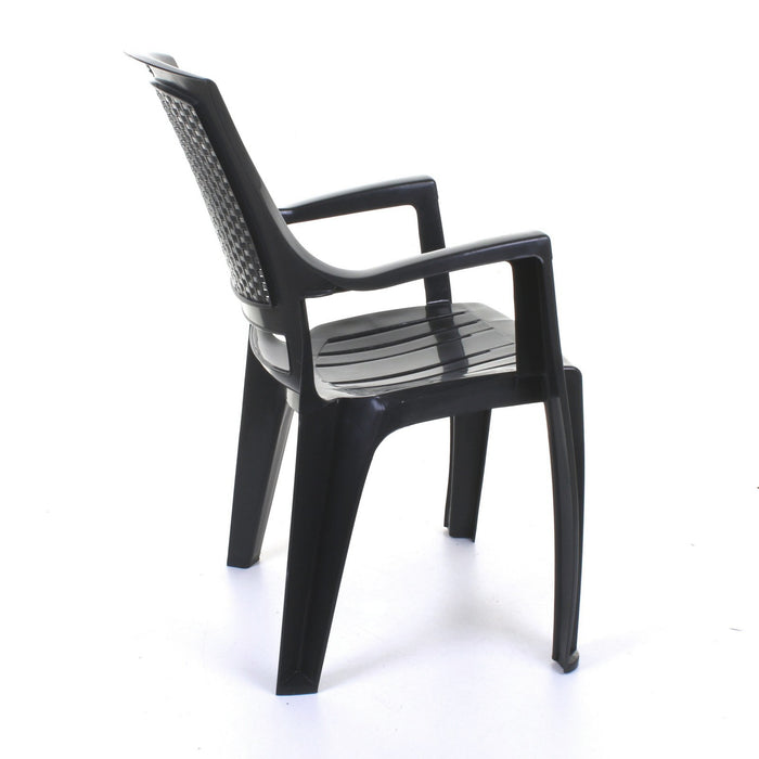 Flora Grey Plastic Chair
