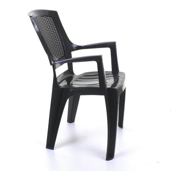 Flora Grey Plastic Chair