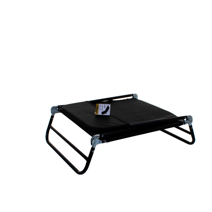 Black Go Flat Sun Lounger JMart Warehouse