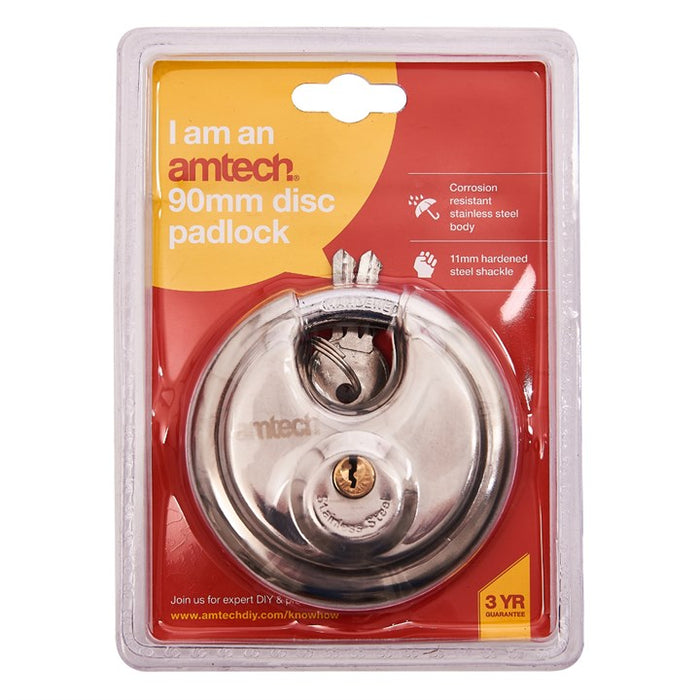 Disc Padlock 90mm
