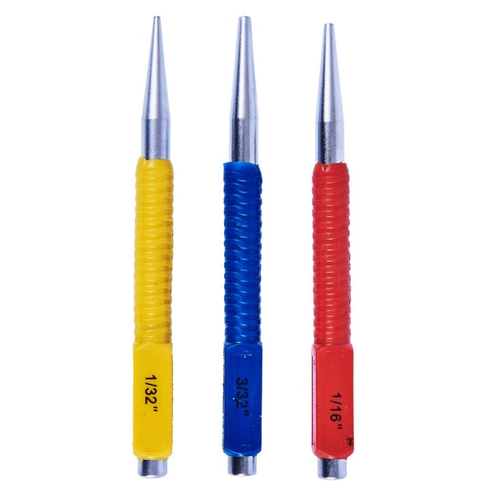 Colour Coded Nail Punch Set