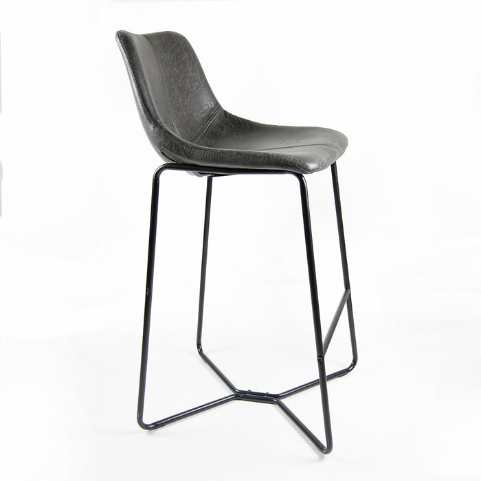 Pavia Bar Stool Grey - Set of 2