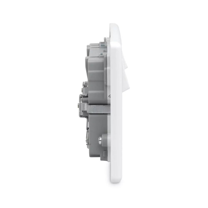 USB Double Wall Socket Round Profile