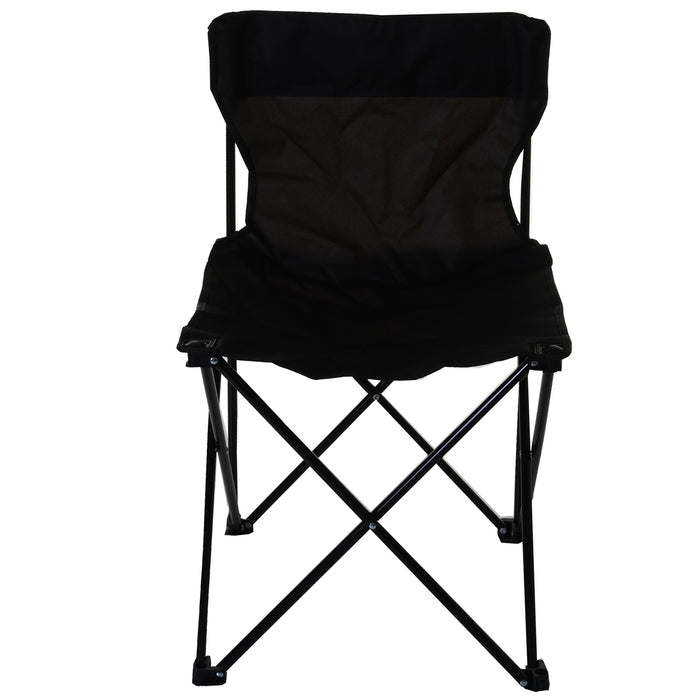 3PC Camping Chair and Table Set - Black