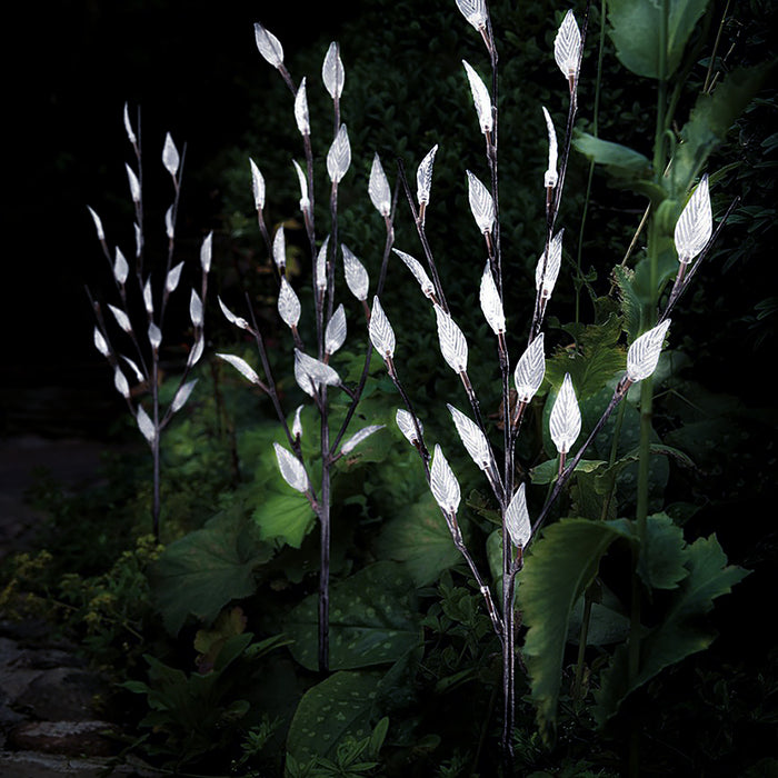 60cm LED Solar Tree Lights - Pack of 3