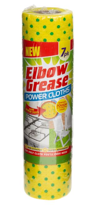 Elbow Grease Power Cloths 7pk