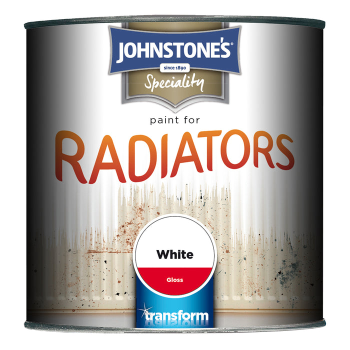 Johnstone's Gloss Radiators Brilliant White 250ml
