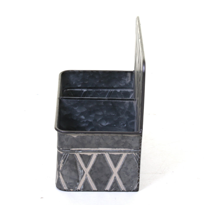 Galvanised Hanging Tray Planters