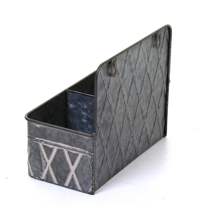 Galvanised Hanging Tray Planters