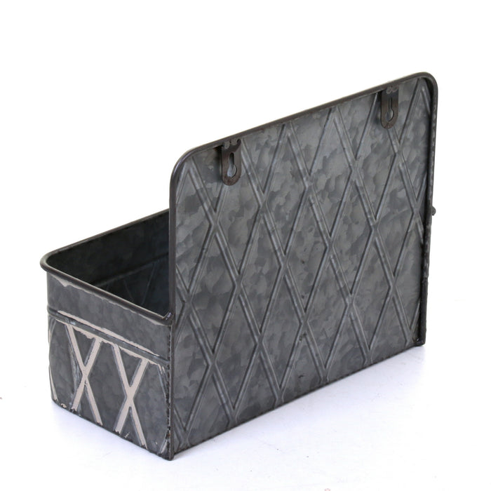 Galvanised Hanging Tray Planters
