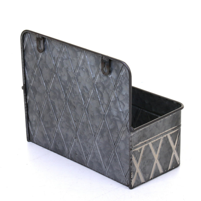Galvanised Hanging Tray Planters