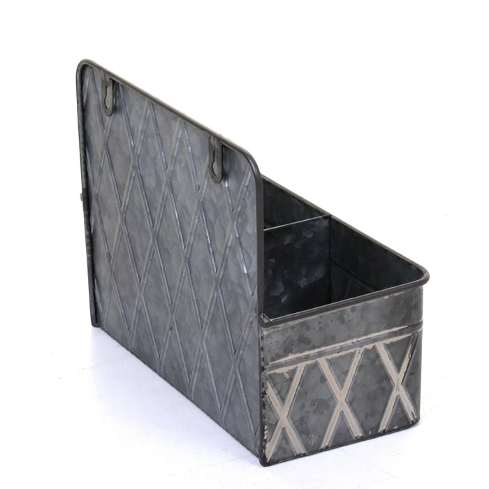 Galvanised Hanging Tray Planters