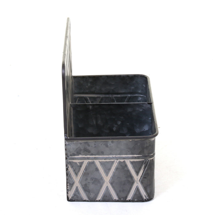 Galvanised Hanging Tray Planters
