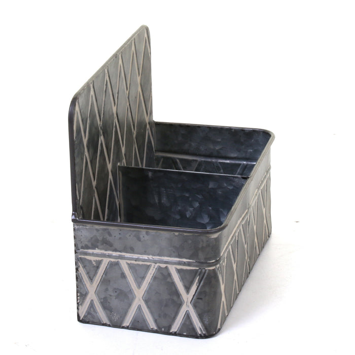 Galvanised Hanging Tray Planters