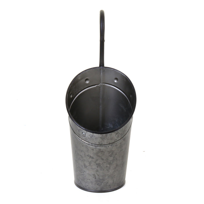 Galvanised Hanging Hook Planters