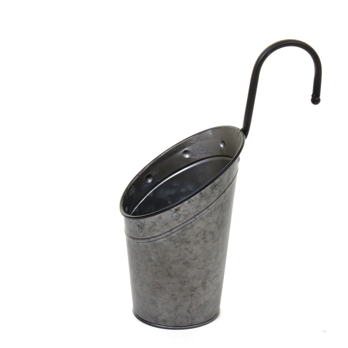 Galvanised Hanging Hook Planters