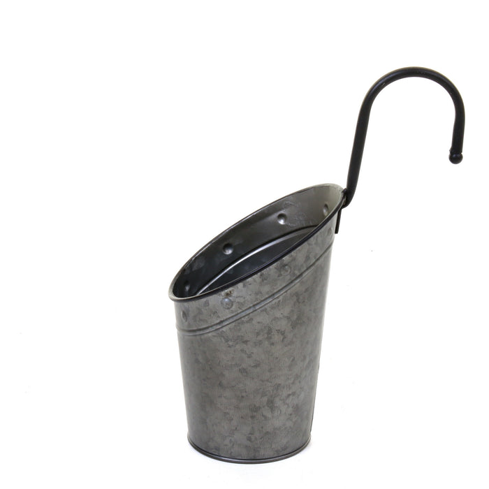 Galvanised Hanging Hook Planters