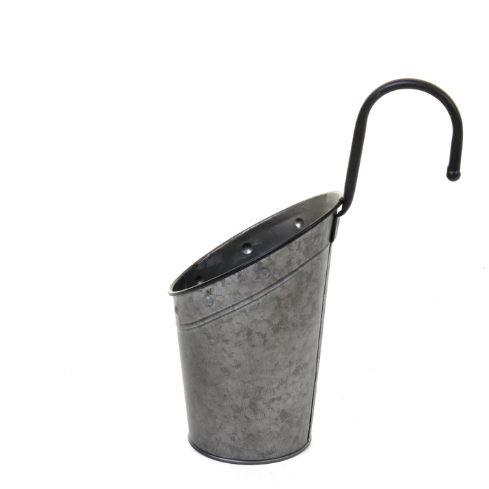 Galvanised Hanging Hook Planters