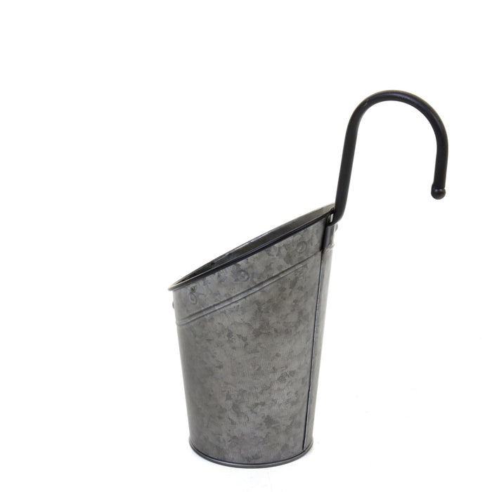 Galvanised Hanging Hook Planters