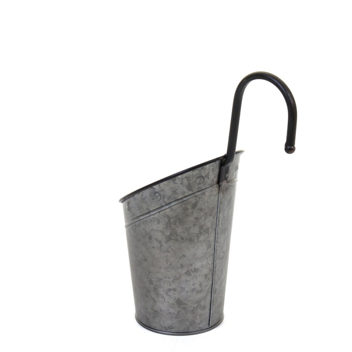 Galvanised Hanging Hook Planters