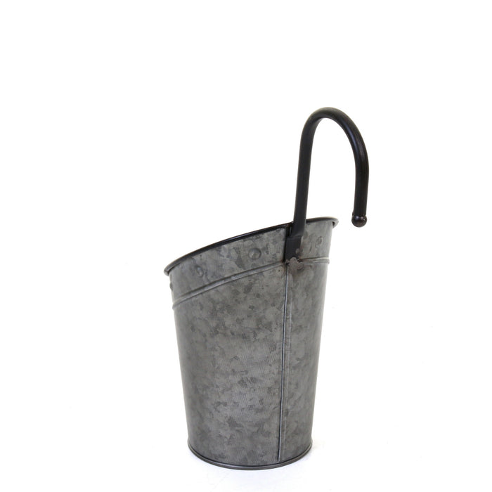 Galvanised Hanging Hook Planters