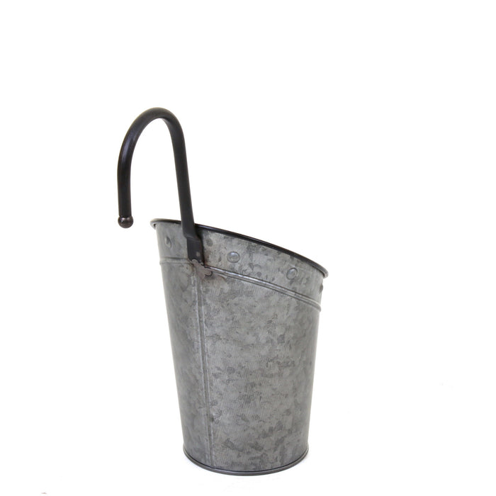 Galvanised Hanging Hook Planters