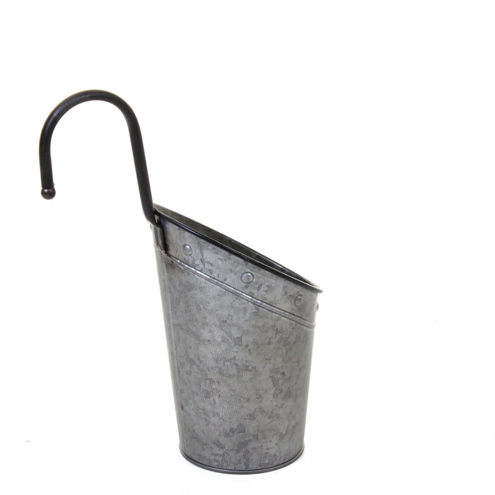Galvanised Hanging Hook Planters
