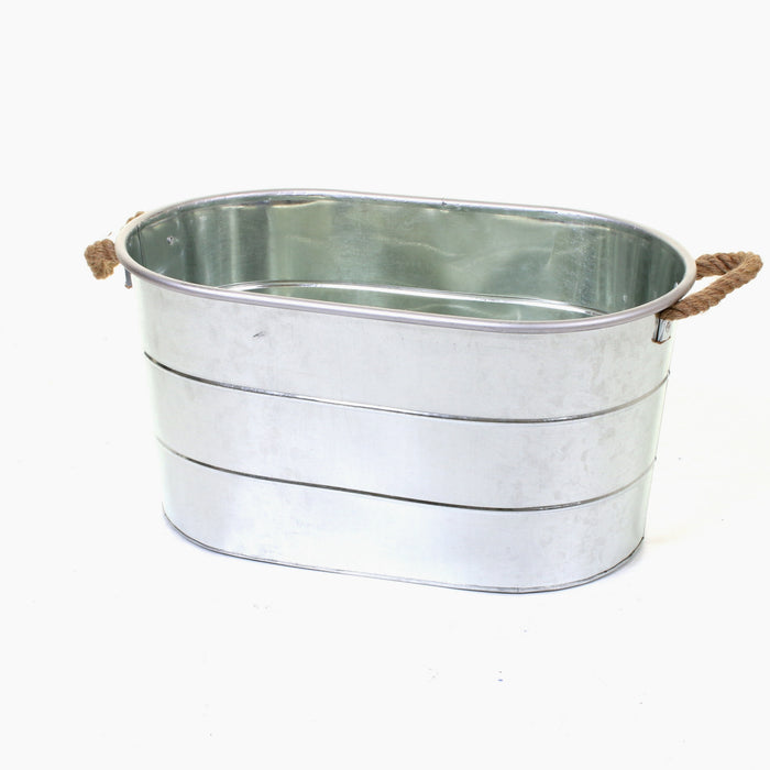 Whitecastle Galvanised Planter