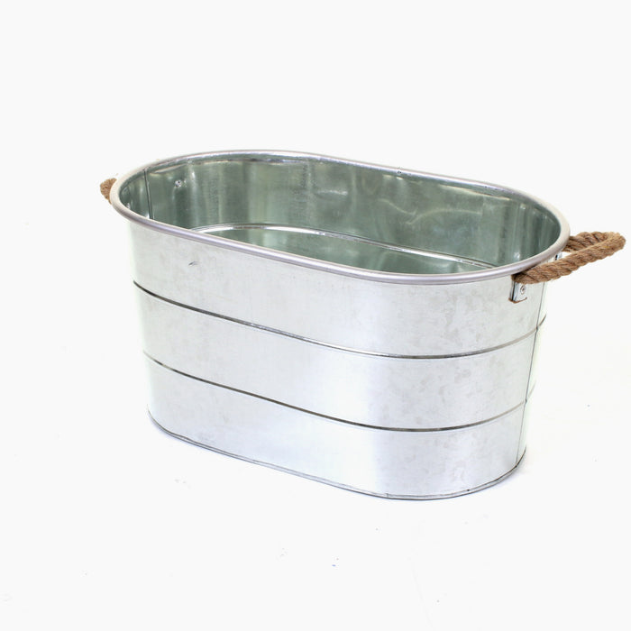 Whitecastle Galvanised Planter