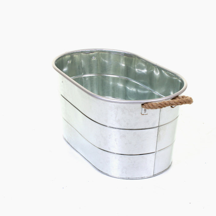 Whitecastle Galvanised Planter