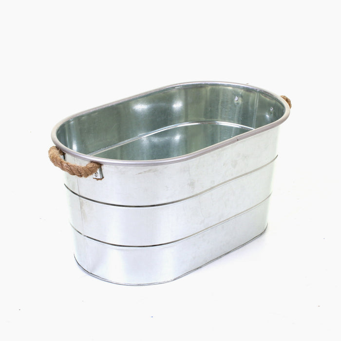 Whitecastle Galvanised Planter