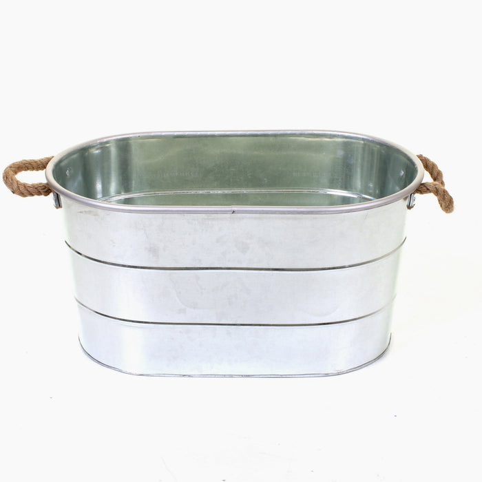 Whitecastle Galvanised Planter