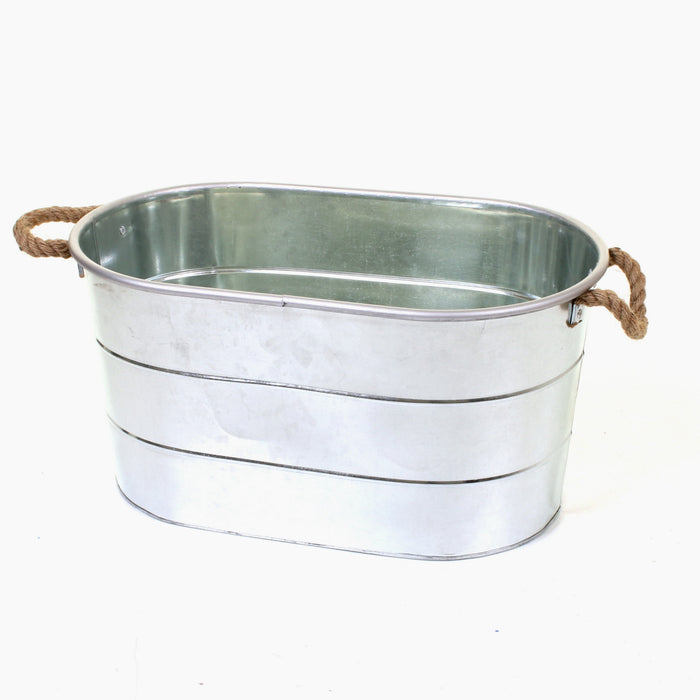 Whitecastle Galvanised Planter