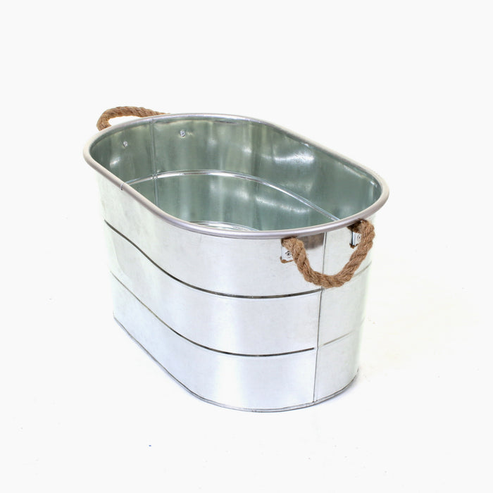 Whitecastle Galvanised Planter