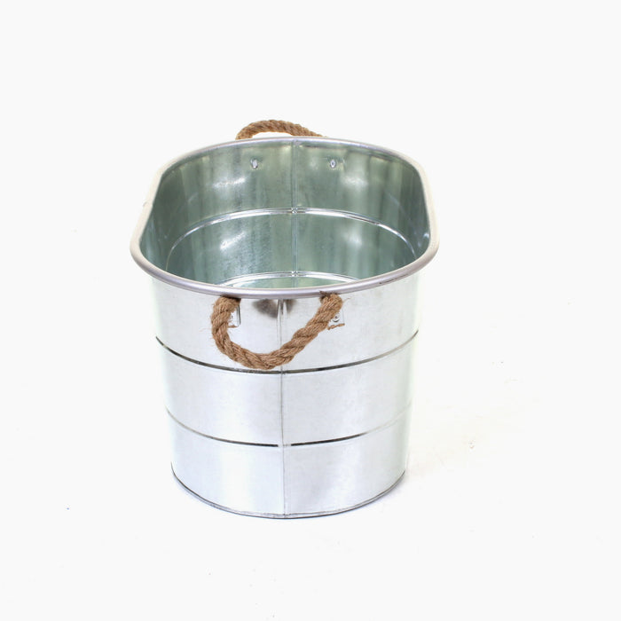 Whitecastle Galvanised Planter