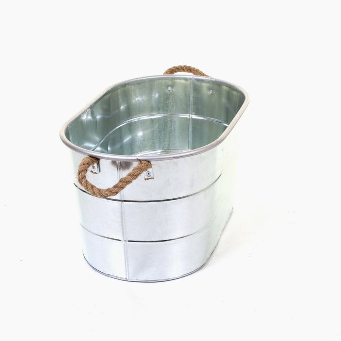Whitecastle Galvanised Planter