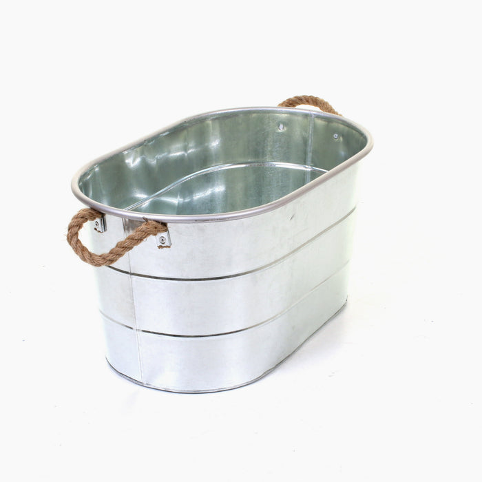 Whitecastle Galvanised Planter