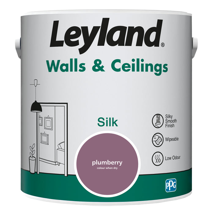 Leyland  Walls & Ceilings Silk Plumberry 2.5L