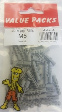 Nylon Wall Plugs 5mm