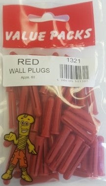 Wall Plugs Red