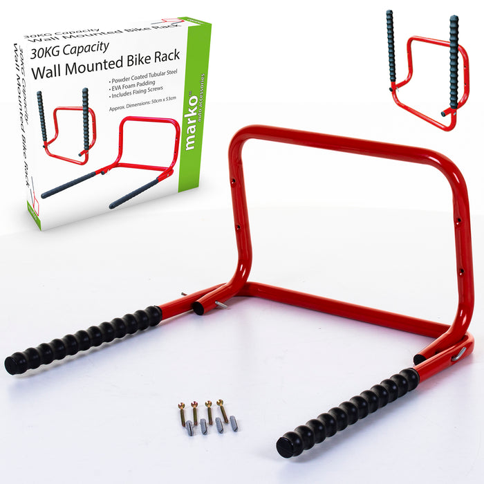 30KG Capacity Wall Mounted Bike Rack